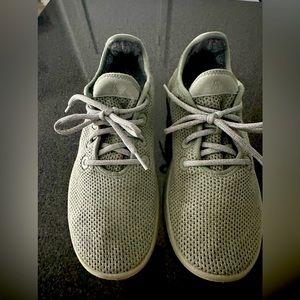 Allbirds, lightly used almost new, save vs. retail in a unique green color